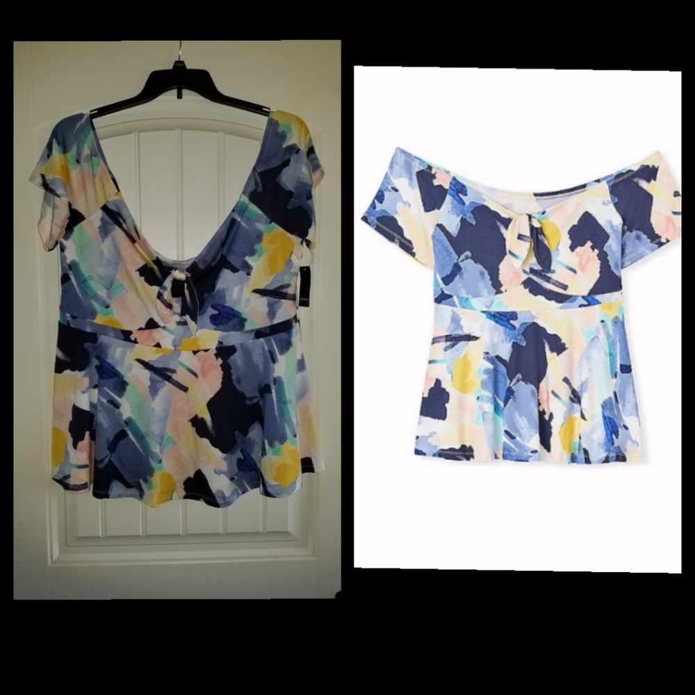 NWT Peplum Top